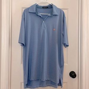 Southern Marsh, Large, Blue Polo